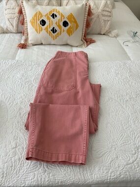 Madewell Rose Pink Straight-Leg Jeans